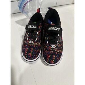 EELYS Racer 20 Multicolor Wheeled Heel shoes Kid Size 12c Yth Skate Shoes #204A4